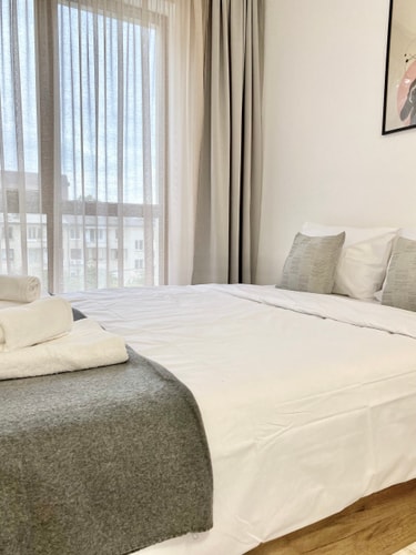 Modern Studio for 4 persons with Fast Wi-fi & Tv 13 hosty.bg