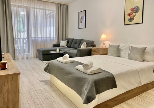 Spacious & Cozy 2 bed Apartment with Fast Wi-fi 0 hosty.bg