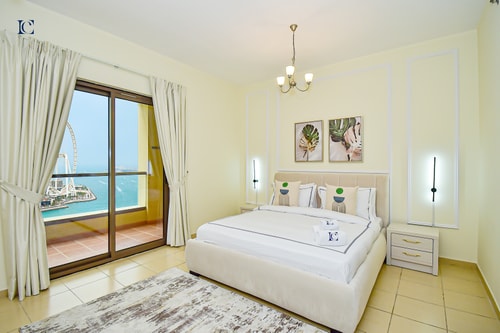 Amazing Sea-view 4BR + Maids in JBR Beach - Shams 10 Luxury Escapes