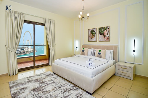 Amazing Sea-view 4BR + Maids in JBR Beach - Shams 13 Luxury Escapes