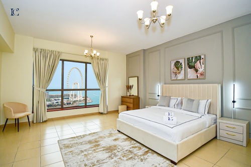 Amazing Sea-view 4BR + Maids in JBR Beach - Shams 17 Luxury Escapes