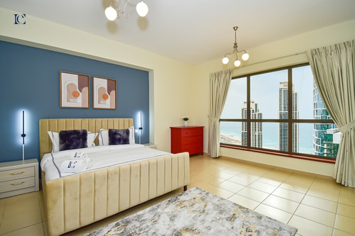 Amazing Sea-view 4BR + Maids in JBR Beach - Shams 21 Luxury Escapes