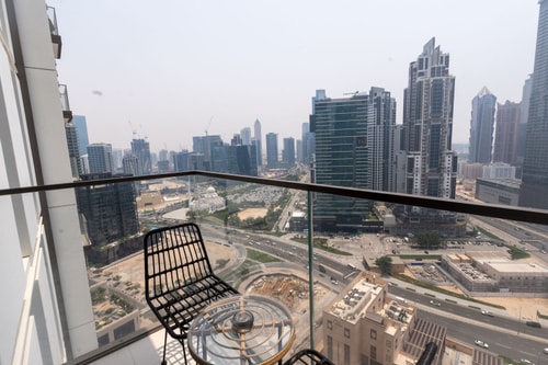 Elegant 2BR Getaway with Balcony in Burj Crown 13 Luxury Escapes