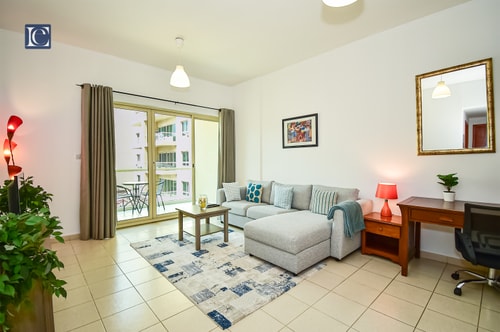 Spacious 1BR with Pool view - Ghozlan 2 The Greens 1 Luxury Escapes