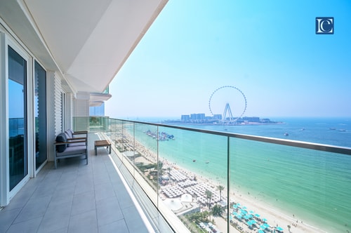 Exquisite 3BR + Maid | Full Sea View in JBR 33 Vacation Homes