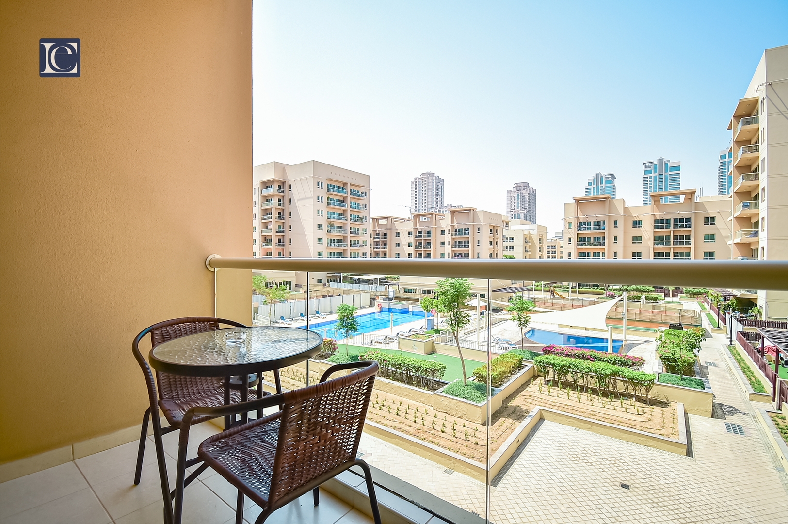 Spacious 1BR with Pool view - Ghozlan 2 The Greens 8 Vacation Homes