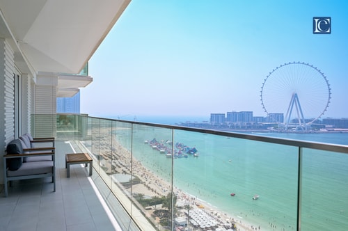 Exquisite 3BR + Maid | Full Sea View in JBR 0 Vacation Homes