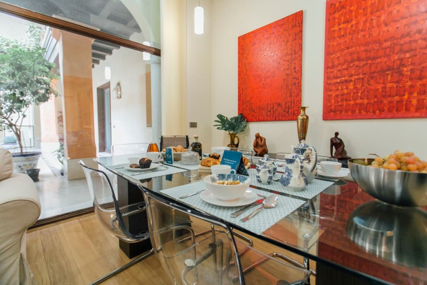 Impresionante y exclusivo patio interior 2BR. 12 Templa Stays