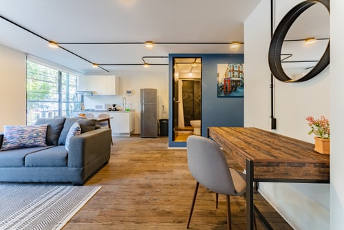 VH Condesa | Depa con súper diseño + wifi + balcón + gym I 246 0 Virtual Homes