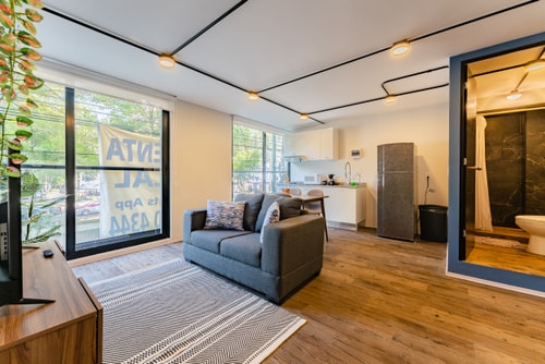 VH Condesa | Depa con súper diseño + wifi + balcón + gym I 246 2 Virtual Homes