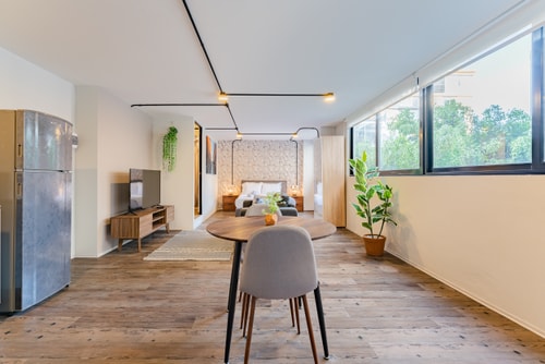 VH | Minimalist loft + washer & rooftop | Condesa | 258 14 Virtual Homes
