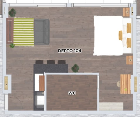 VH | Loft en Condesa | wifi & washer | 257 17 Virtual Homes