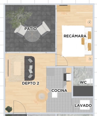 VH Condesa | Self-check in & laundry | 70 45 Virtual Homes