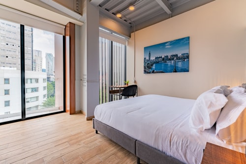 VH | Roma Norte Apt | Private Balcony & Gym | 307 31 Virtual Homes