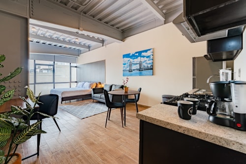 VH | Industrial Loft + Gym & Rooftop | Roma Norte | 309 11 Virtual Homes