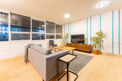 VH I Flat in Condesa | 3 rooms + Patio + wifi | 201 11 Virtual Homes