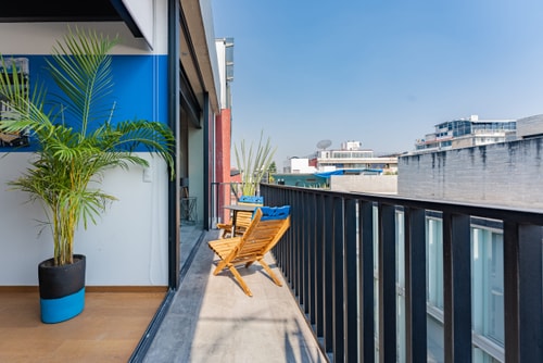 VH | Comfy Apt. | Laundry Room & Balcón | Condesa | 90 20 Virtual Homes