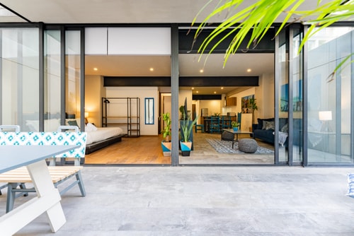 VH | Condesa apt 2 BR + Patio + wifi | 83 23 Virtual Homes