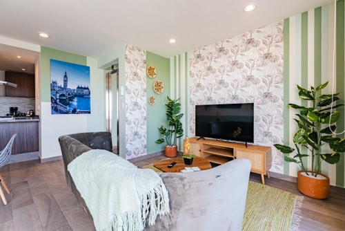 VH | Espacioso Depa Roma Sur | 2 hab + wifi | 344 7 Virtual Homes