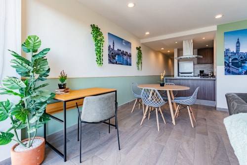 VH | Espacioso Depa Roma Sur | 2 hab + wifi | 344 9 Virtual Homes