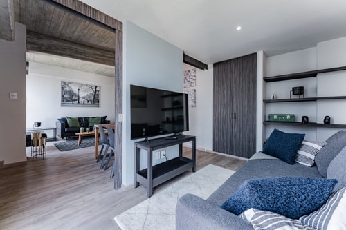 VH | Comfort in Polanco + sofa bed | 327 4 Virtual Homes