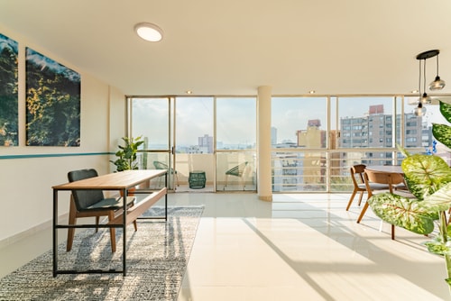 VH | Spacious Apt Condesa | Laundry Room | 198 13 Virtual Homes