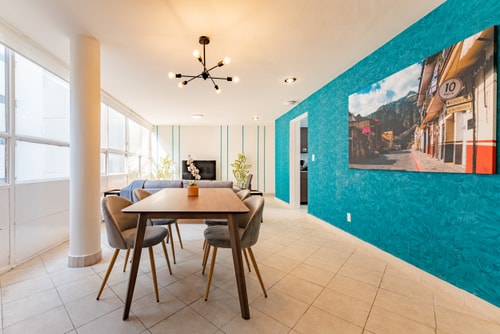 VH I flat in Condesa | 3 Rooms + Patio + wifi | 201 14 Virtual Homes