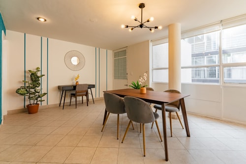 VH I flat in Condesa | 3 Rooms + Patio + wifi | 201 10 Virtual Homes