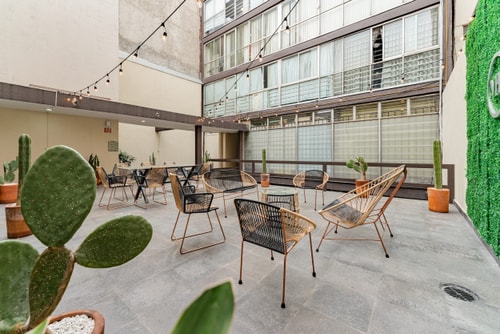 VH I flat in Condesa | 3 Rooms + Patio + wifi | 201 1 Virtual Homes