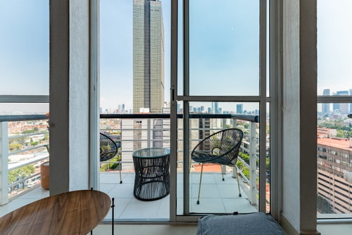 VH | 2 BR + Balcony & wifi | Polanco | 219 14 Virtual Homes