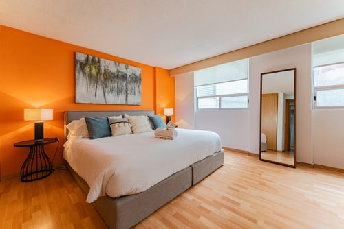 VH | Depa Cerca Zona Rosa | 2 Hab + Lavadora | 121 8 Virtual Homes