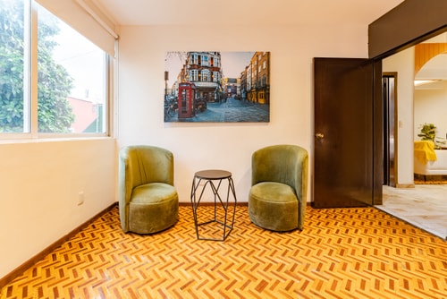 VH | Great House Polanco | Parking & Backyard | 18 52 Virtual Homes