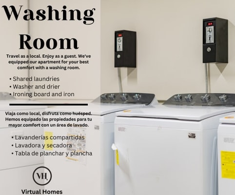 VH | Comfy Loft Roma Norte | Washer | 298 27 Virtual Homes