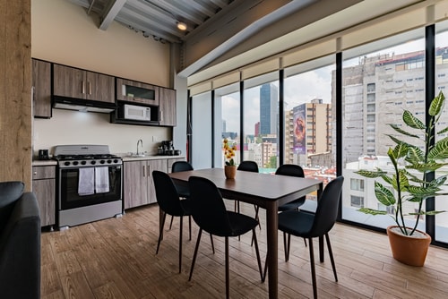 VH Roma Nte | Depa Industrial+Rooftop&Balcón | 315 1 Virtual Homes