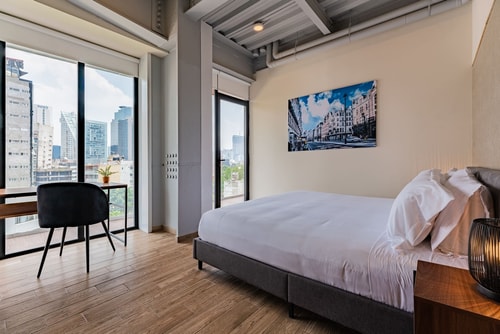 VH Roma Nte | Depa Industrial+Rooftop&Balcón | 315 32 Virtual Homes