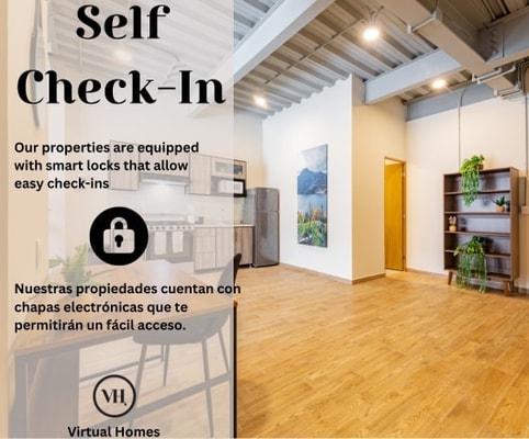 VH Roma Nte | Depa Industrial+Rooftop&Balcón | 315 3 Virtual Homes