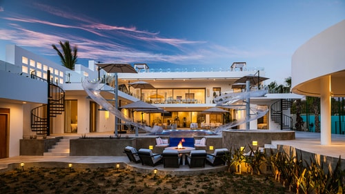 Trendy Cabo Villa with Sea Views & Two Waterslides