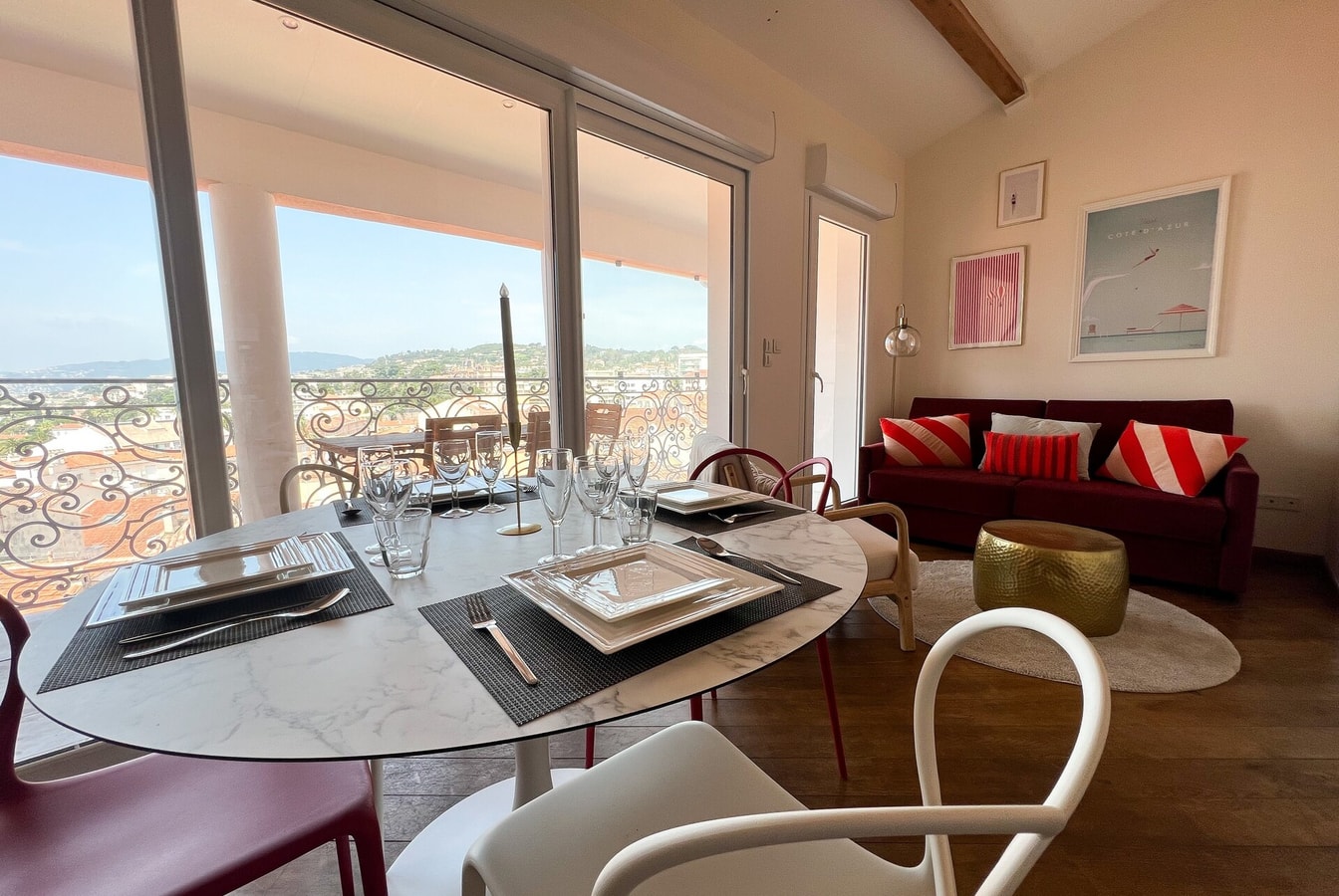 Immogroom - Terrace with sea view - A C - Suquet ImmoGroom