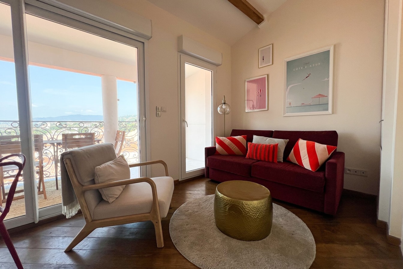 Immogroom - Terrace with sea view - A C - Suquet 9 ImmoGroom