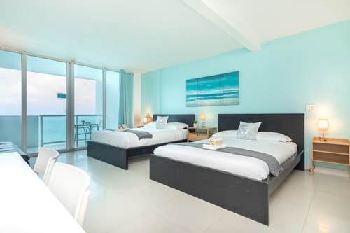 Oceanfront Balcony Apt Free Valet Parking