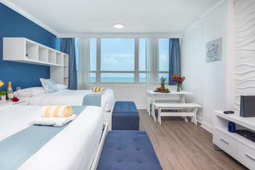 Oceanfront View Apt Resort with Free Valet Parking