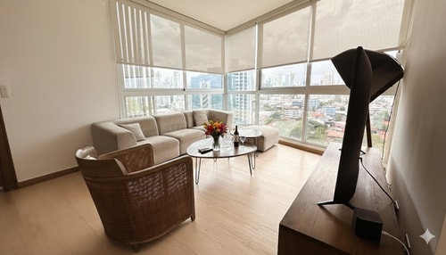 Stunning 3BR with Views, Balcony & Parking