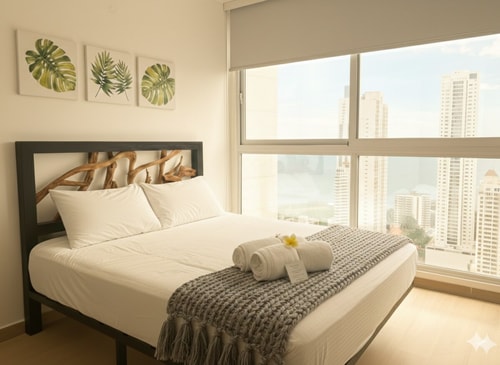 Stunning 3BR with Views, Balcony & Parking