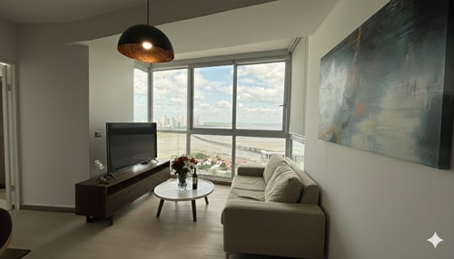 Stunning 3BR with Views, Balcony & Parking