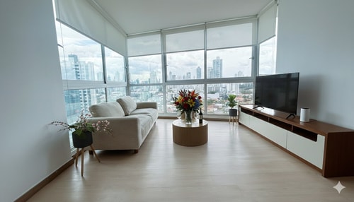 Stunning 3BR with Views, Balcony & Parking