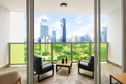 Exclusive and cozy 1BR balcony in Yoo Panama