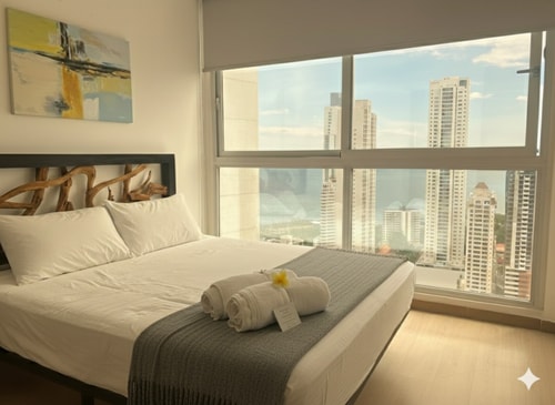 Stunning 3BR with Views, Balcony & Parking