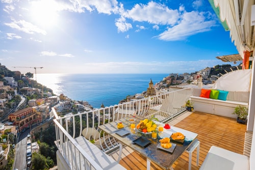 Casa Savana - apartment with sea views, Positano Villas in Italy
