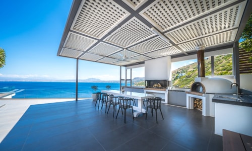 Luxury modern villa with swimming pool and private beach access The Prestige Villa Collection