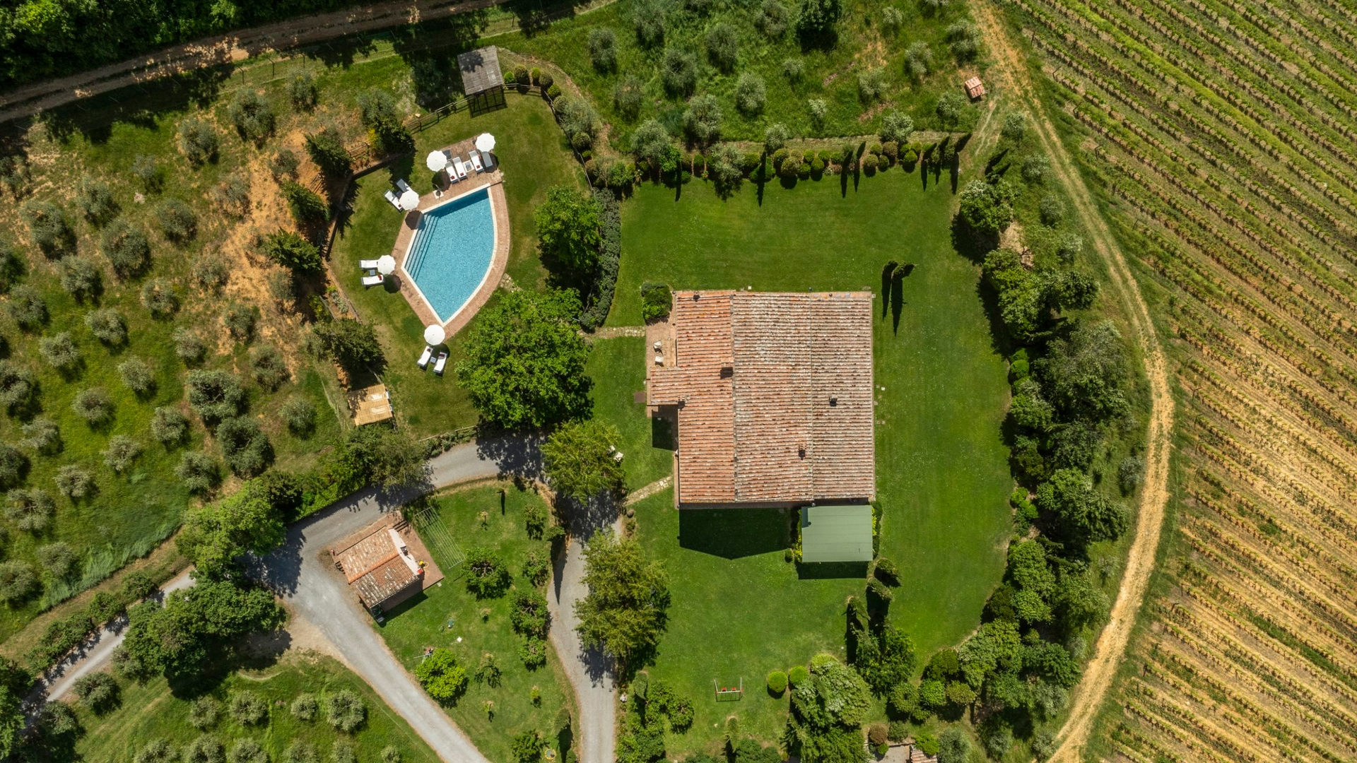 Podere Pulciano - Historic Tuscan farmhouse with pool 5 Villas in Italy